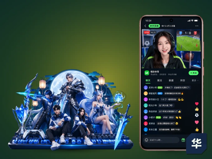 随时随地掌上观赛，尽在华体会 APP